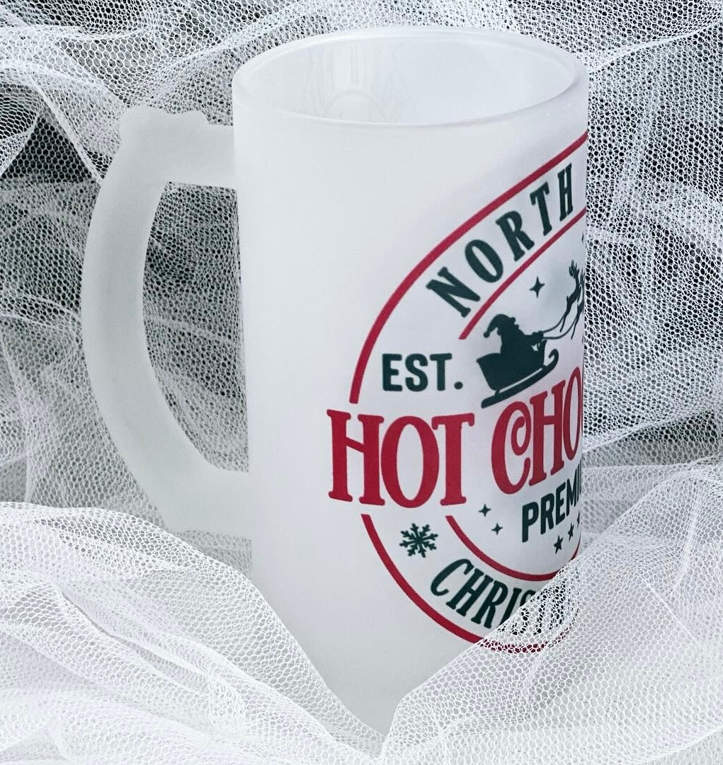 16oz Glass Hot Chocolate Tankard