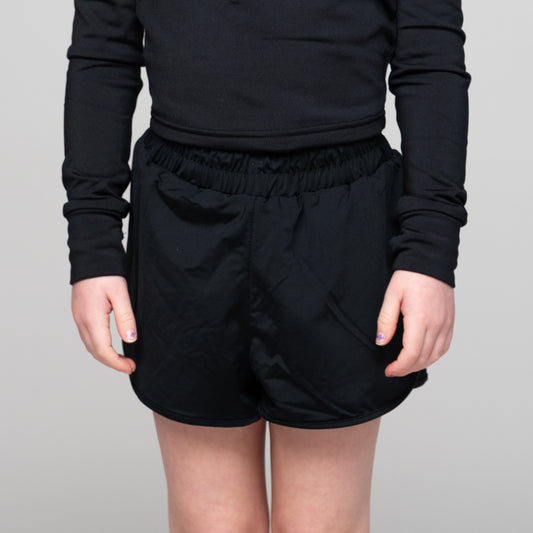 Kids 2-In-1 Layered Dance Shorts – Performance & Style Activewear