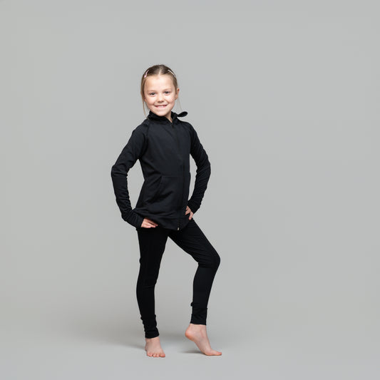Kids Full Zip Dance Uniform Jacket – Studio & Warm-Up Essential