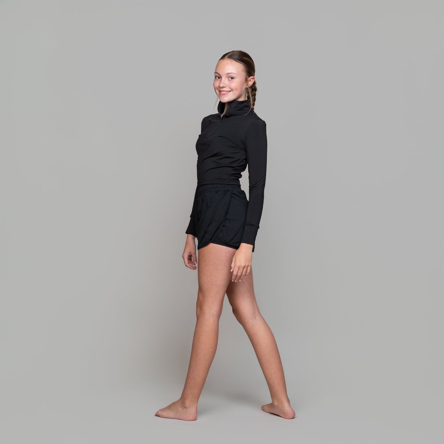 Adults Long Sleeve Zip Crop Top – Dance & Activewear Jacket