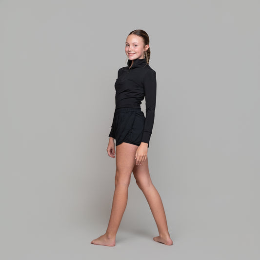 Adults Long Sleeve Zip Crop Top – Dance & Activewear Jacket