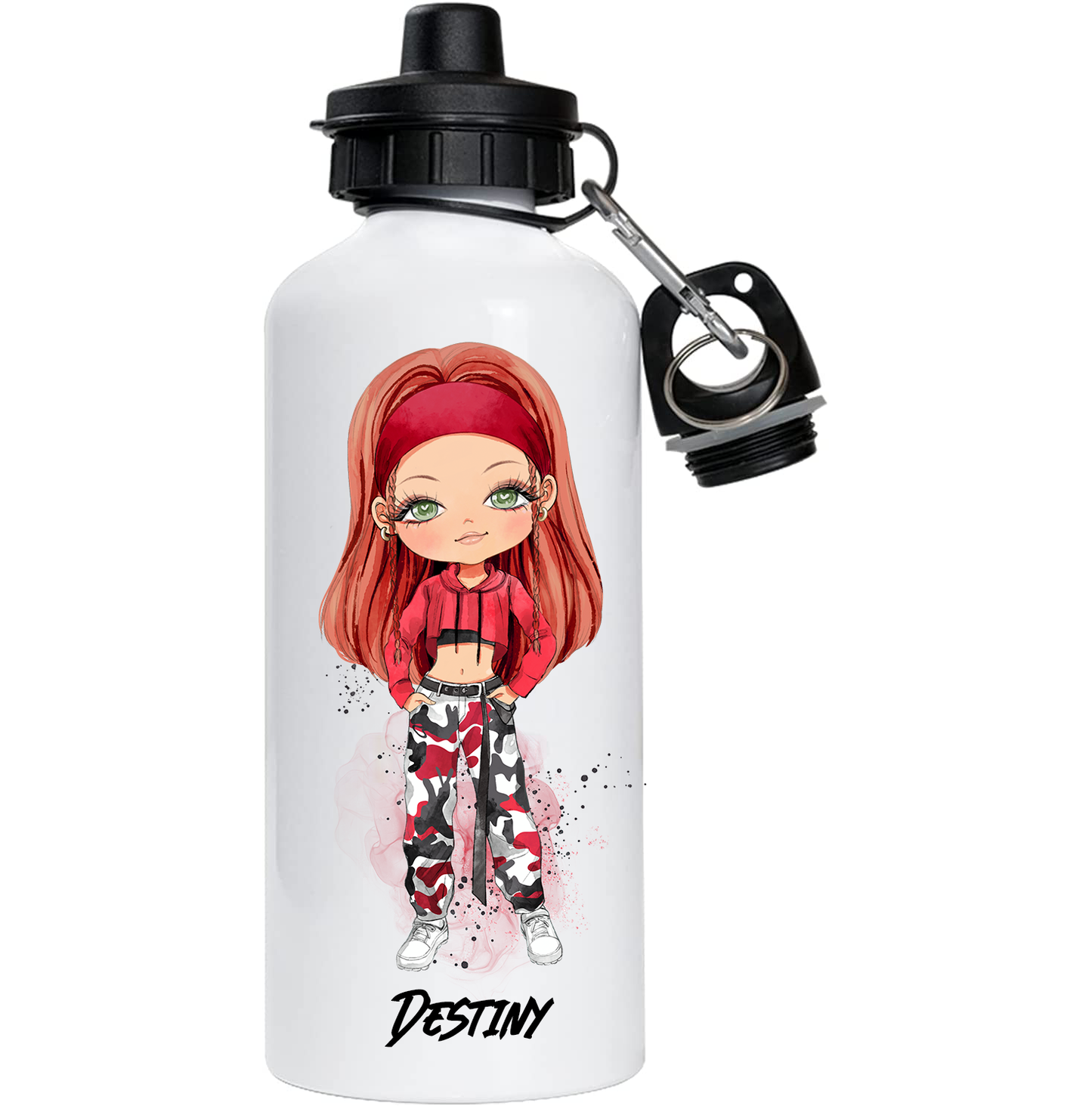 'Shay' 600ml Metal Water Bottle
