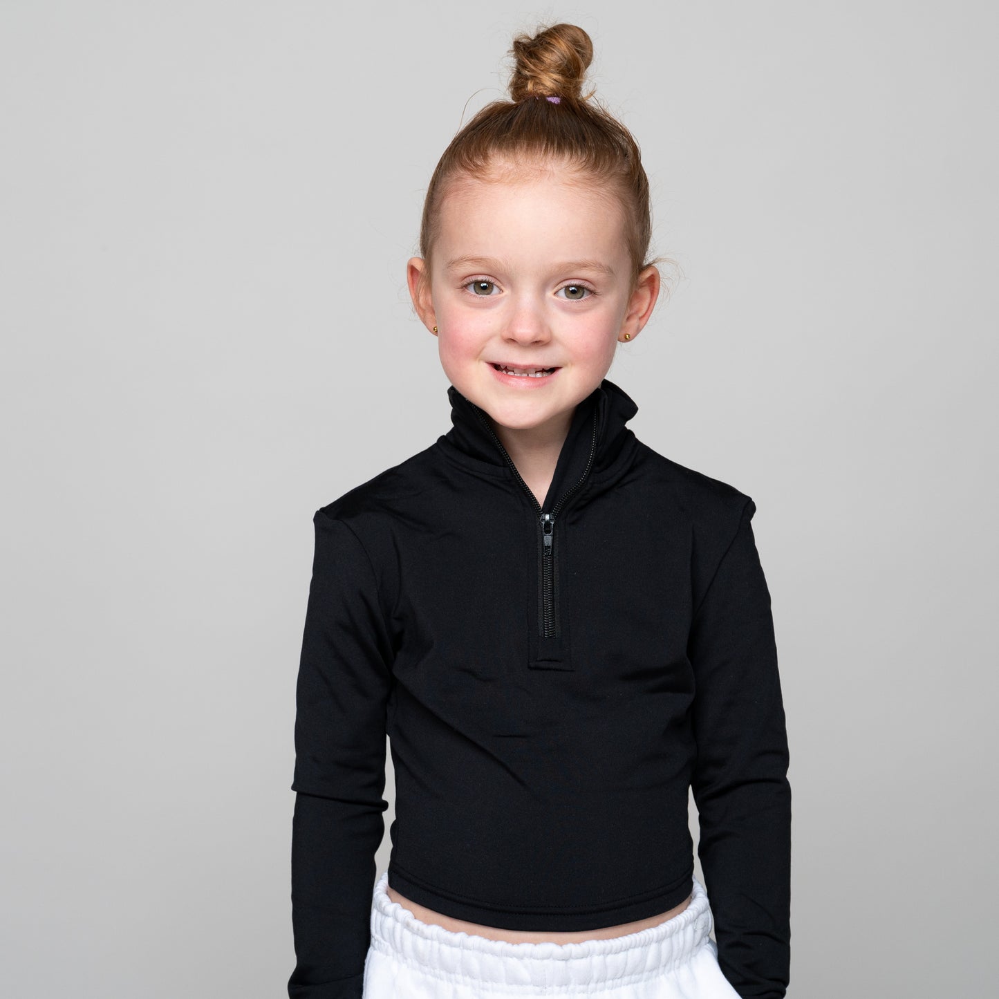 Kids Long Sleeve Zip Crop Top – Dance & Activewear Jacket