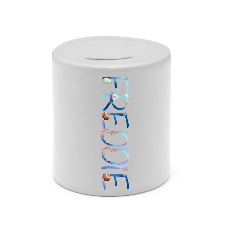 Space Themed Personalised Money Box
