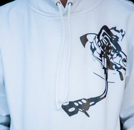 ‘DJ’ Custom Printed Adults Hoodie