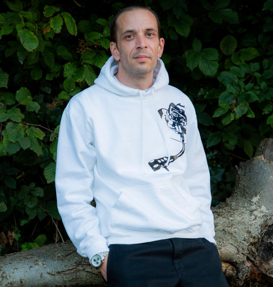 ‘DJ’ Custom Printed Adults Hoodie