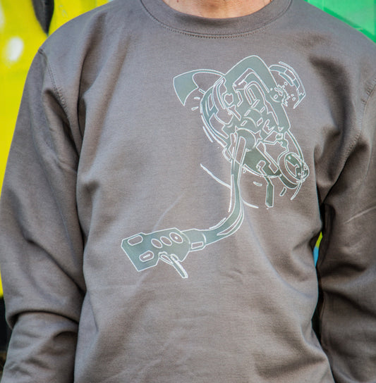 ‘DJ’ Adults Custom Printed Sweatshirt