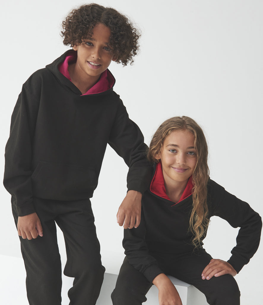 Varsity Contrast Hoody Kids