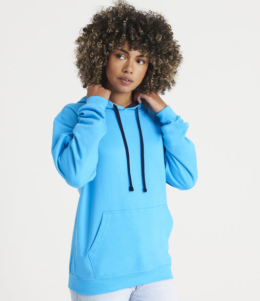 Varsity Contrast Hoody Adults