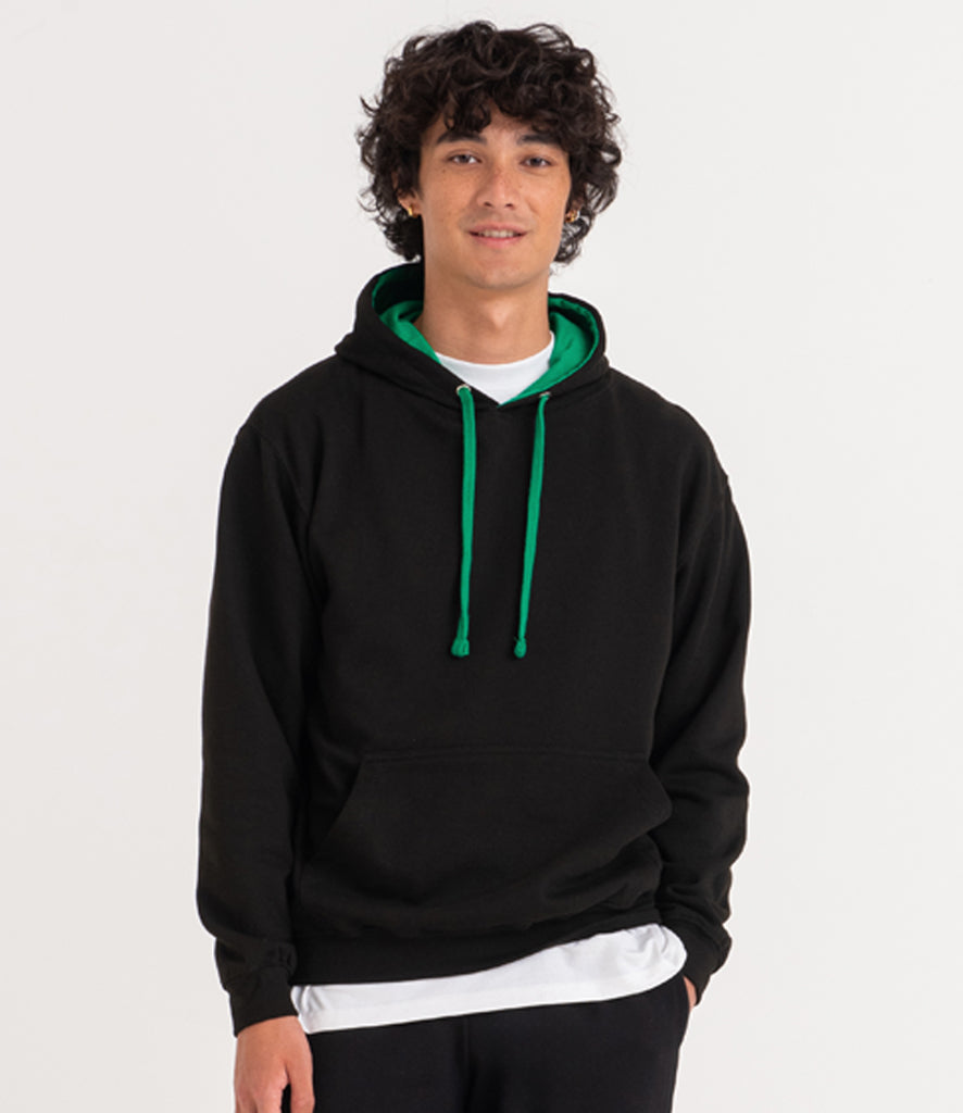 Varsity Contrast Hoody Adults