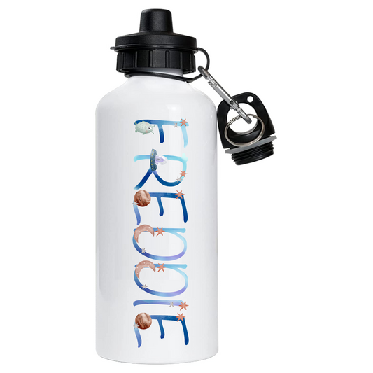 'Space' Personalised 600ml Water Bottle