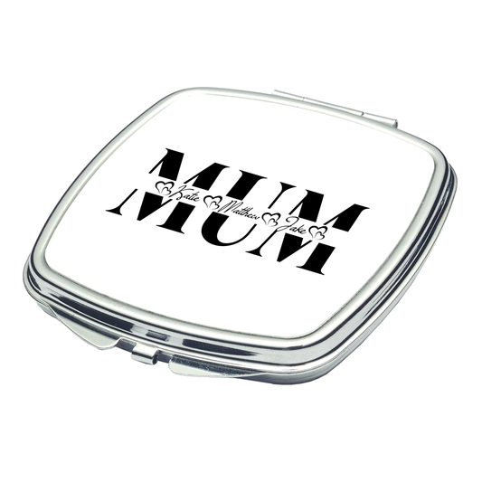 'Mum' Personalised  Compact Mirror